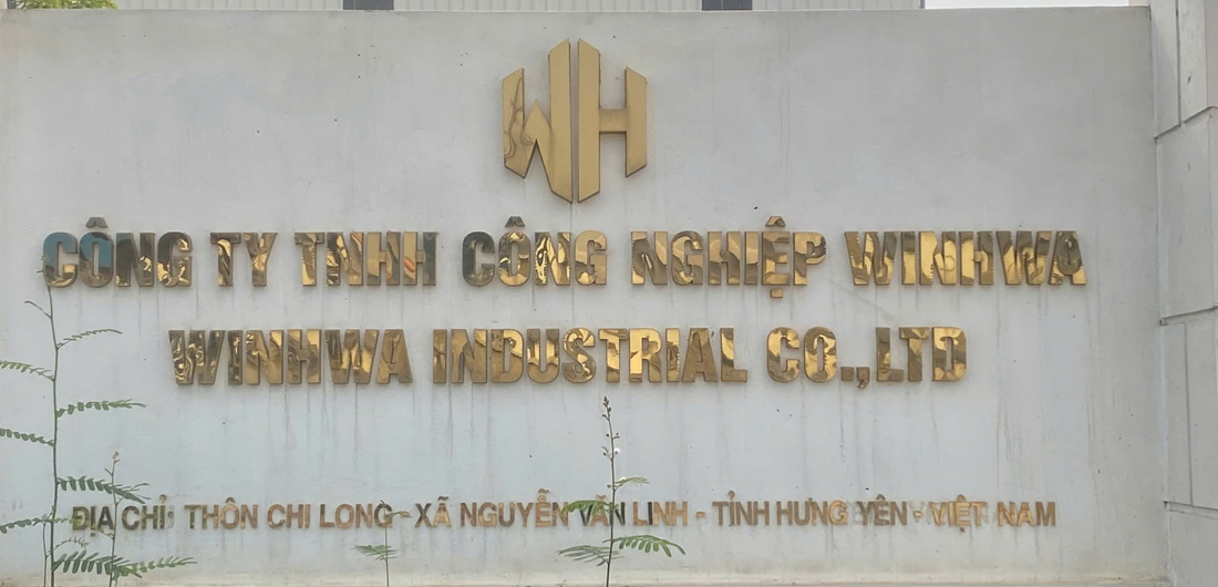 Xây dựng hệ thống quản lý sản xuất tại CÔNG TY TNHH CÔNG NGHIỆP WINHWA